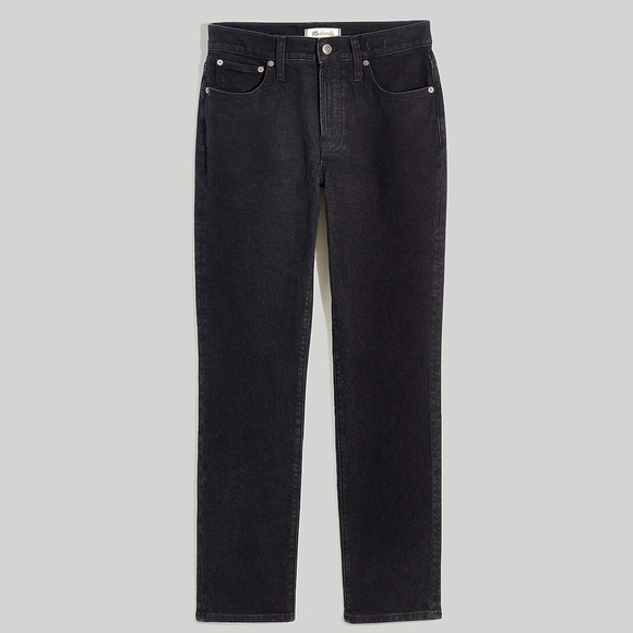 Madwell The Mid-Rise Perfect Vintage Jean-Clean Black Wash-Size 27 - Picture 4 of 12
